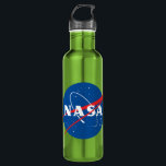 Iconic NASA Borealis Green 24 oz 710 Ml Water Bottle<br><div class="desc">IMPORTANT NOTICE: NASA Insignia and identifiers provided and used with permission of NASA.</div>