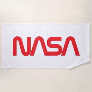 Iconic NASA Circa Beach Towel (Rocket White)