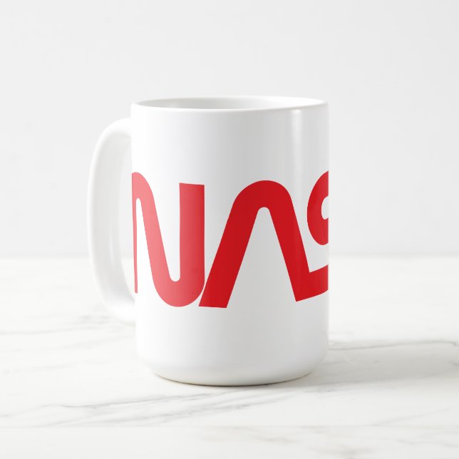 Iconic NASA Circa Mug (Rocket White) (Front Left)