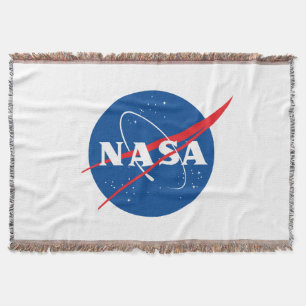 Iconic NASA Classic Cotton Blend Throw Blanket