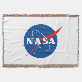 Iconic NASA Classic Cotton Blend Throw Blanket