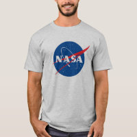 Iconic NASA Heavy Cotton T-Shirt (Moon Grey)