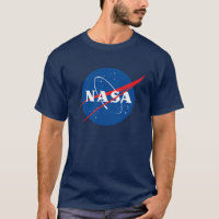 Iconic NASA Heavy Cotton T-Shirt (Night Sky Blue)