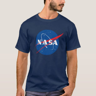 Iconic NASA Heavy Cotton T-Shirt (Night Sky Blue)