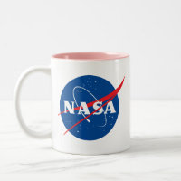 Iconic NASA Horizon Pink Trim Ceramic Mug