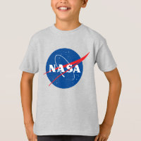 Iconic NASA Kids’ Mercury Grey T-Shirt (XS–XL)