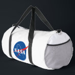 Iconic NASA Large Duffel Bag (Rocket White)<br><div class="desc">IMPORTANT NOTICE: NASA Insignia and identifiers provided and used with permission of NASA.</div>