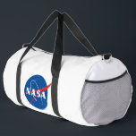 Iconic NASA Large Duffel Bag (Rocket White)<br><div class="desc">IMPORTANT NOTICE: NASA Insignia and identifiers provided and used with permission of NASA.</div>