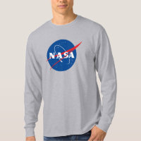 Iconic NASA Long Sleeve T-Shirt (Moon Grey)