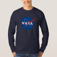 Iconic NASA Long Sleeve T-Shirt (Night Sky Blue)