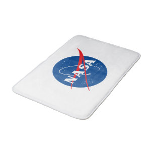 Iconic NASA Medium Bath Mat (Rocket White)