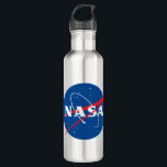 Iconic NASA Mercury Grey 24 oz 710 Ml Water Bottle<br><div class="desc">IMPORTANT NOTICE: NASA Insignia and identifiers provided and used with permission of NASA.</div>