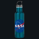 Iconic NASA Neptune Blue 24 oz 710 Ml Water Bottle<br><div class="desc">IMPORTANT NOTICE: NASA Insignia and identifiers provided and used with permission of NASA.</div>
