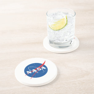 Iconic NASA Round Geo Sandstone Coaster
