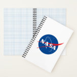 Iconic NASA Science Notebook (Astro Black Spiral)<br><div class="desc">IMPORTANT NOTICE:  NASA Insignia and identifiers provided and used with permission of NASA.</div>