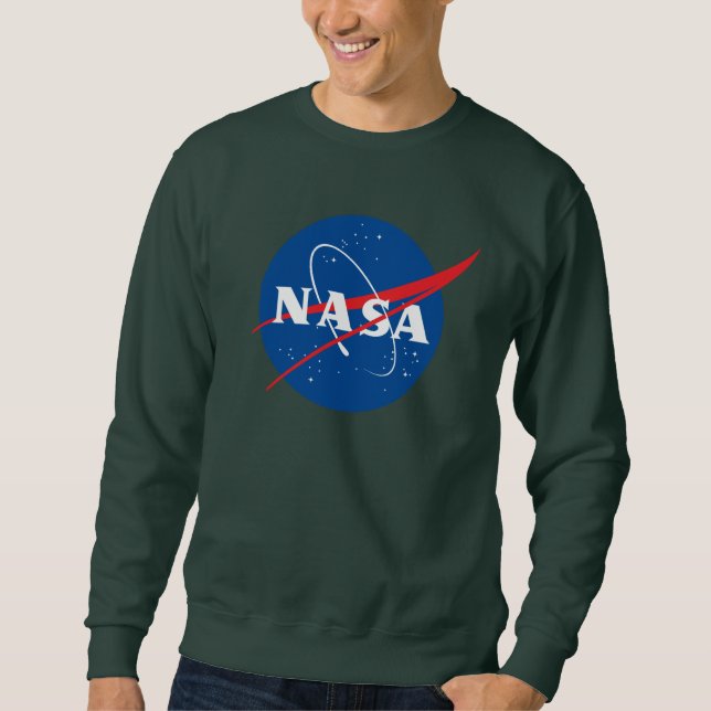 Iconic NASA Sweatshirt (Aurora Green) (Front)