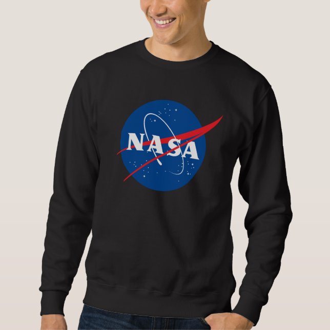 Iconic NASA Sweatshirt (Eclipse Black) (Front)