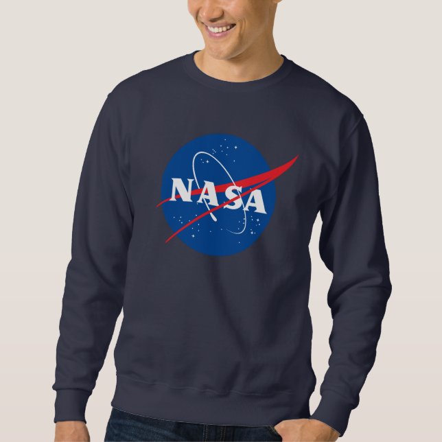 Iconic NASA Sweatshirt (Night Sky Blue) (Front)