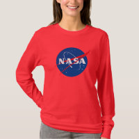 Iconic NASA Women’s L/S T-Shirt (Comet Red)