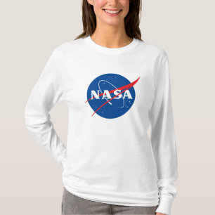 Iconic NASA Women’s L/S T-Shirt (Rocket White)