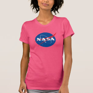 Iconic NASA Women’s Slim T-Shirt (Sunset Pink)