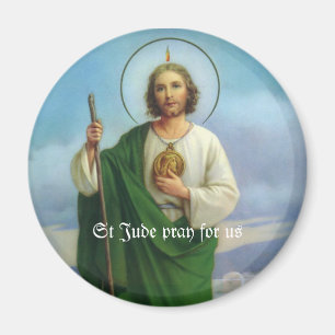 Iconic portrait of St Jude   Magnet