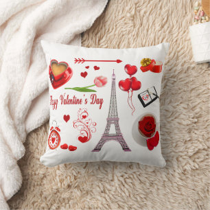Iconic Valentine's Day Romantic Mona More Souvenir Throw Pillow