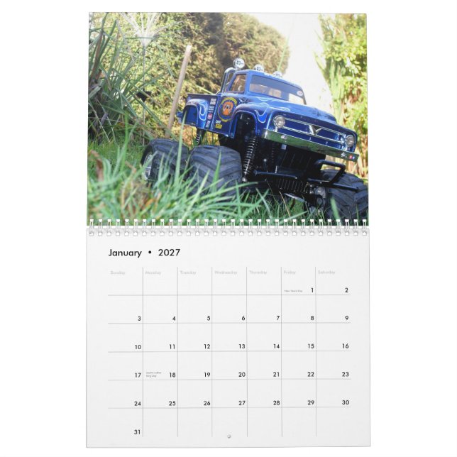 IconicRC.com 2012 RC Car Calendar (Jan 2027)