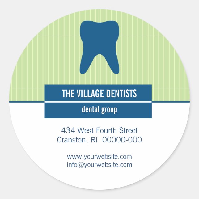 Iconographic Dental Promotional Sticker (Front)