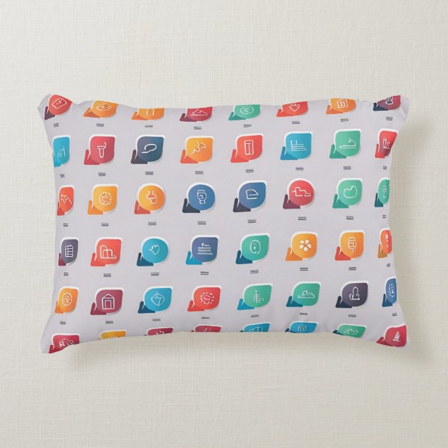 icons accent pillow (Front)