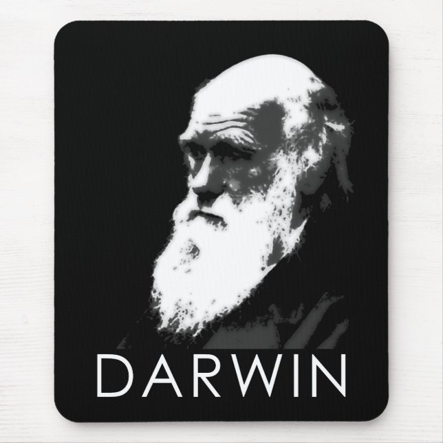 Icons of Science: Darwin Mouse Pad (Front)