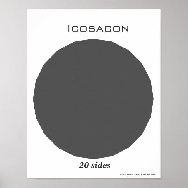 Icosagon Poster of Polygon (Front)