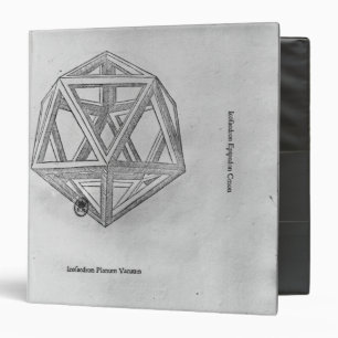 Icosahedron, from 'De Divina Proportione' Binder