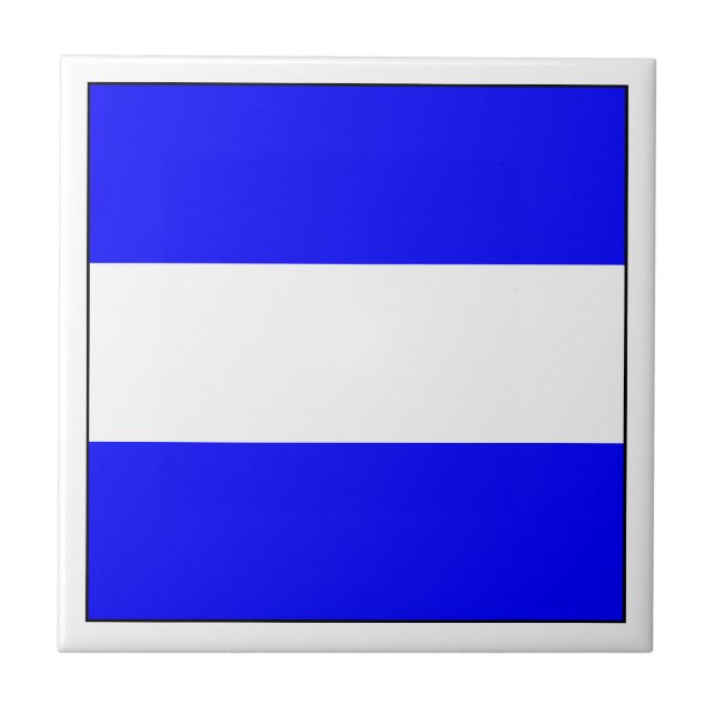 ICS Flag J Tile (Front)