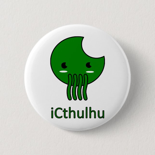 iCthulhu 2 Inch Round Button (Front)