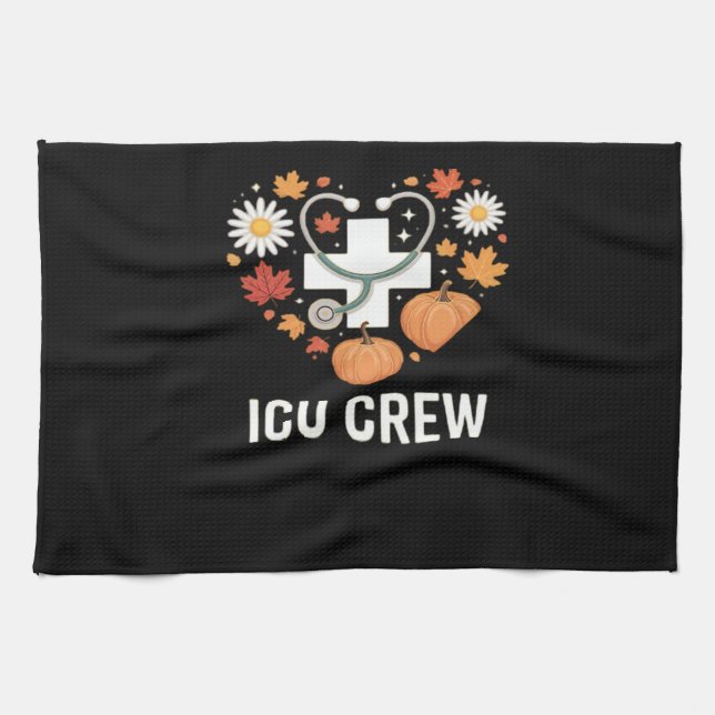 icu crew Classic T-Shirt Kitchen Towel (Horizontal)