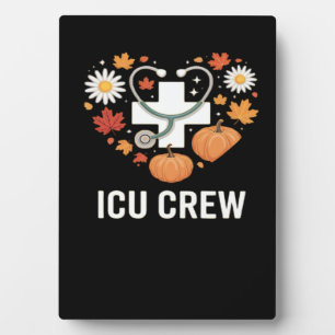 icu crew Classic T-Shirt Plaque
