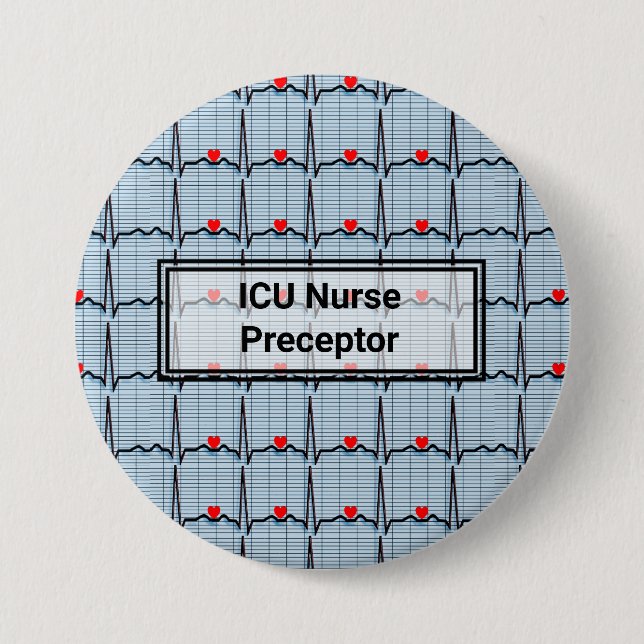 ICU jNurse Preceptor Button (Front)