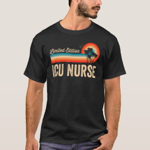 ICU Nurse Birthday Retro Vintage Men Women Dad T-Shirt