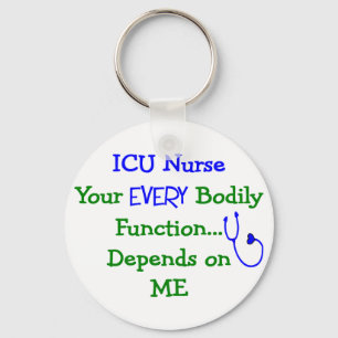 ICU Nurse Gifts Keychain
