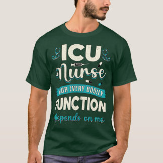 Icu Nurse Medicine Emergency Love Ambulance Funny  T-Shirt