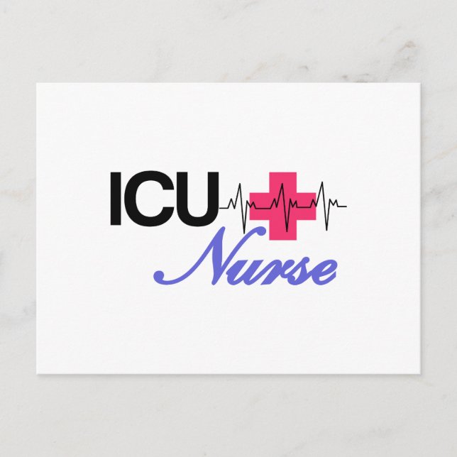 ICU Nurse Postcard (Front)