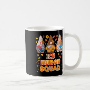 Icu Nurse Squad Gnomes Thanksgiving Grateful Fall Coffee Mug