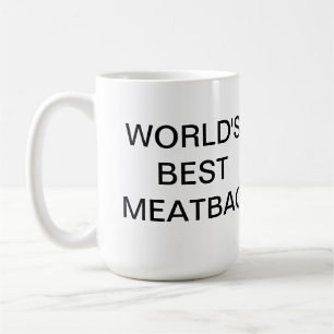 ICWXP World's Best Meatbag Mug