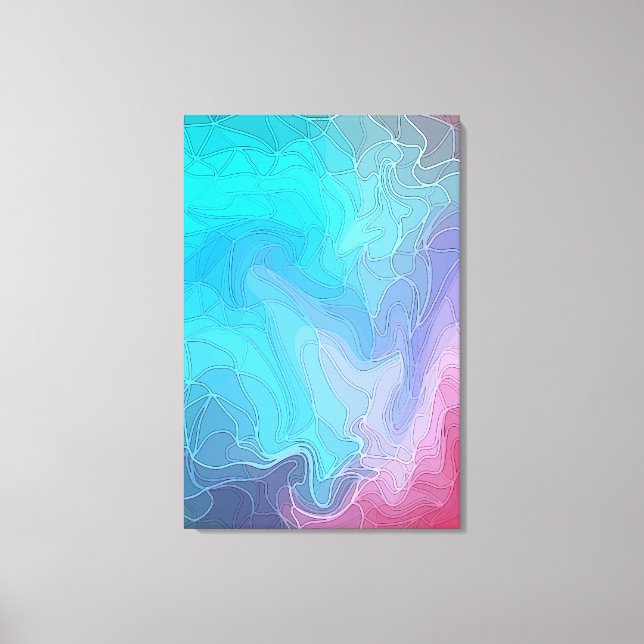 Icy Artifacts Canvas Print (Front)