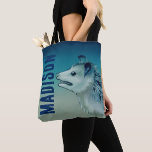 Icy Blue Feralcore Opossum Anxiety Bag