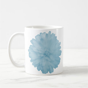 Icy Blue Marigold Mug