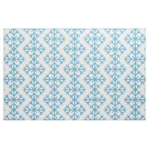 Icy Blue Snowflake Thunder_Cove Fabric