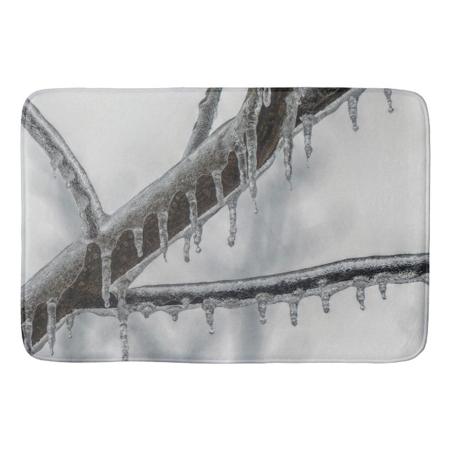 Icy Branch Bath Mat (Front)