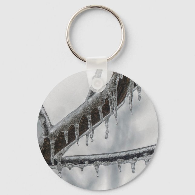 Icy Branch Keychain (Front)